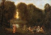 Jean-Antoine Watteau, Gathering in the Park